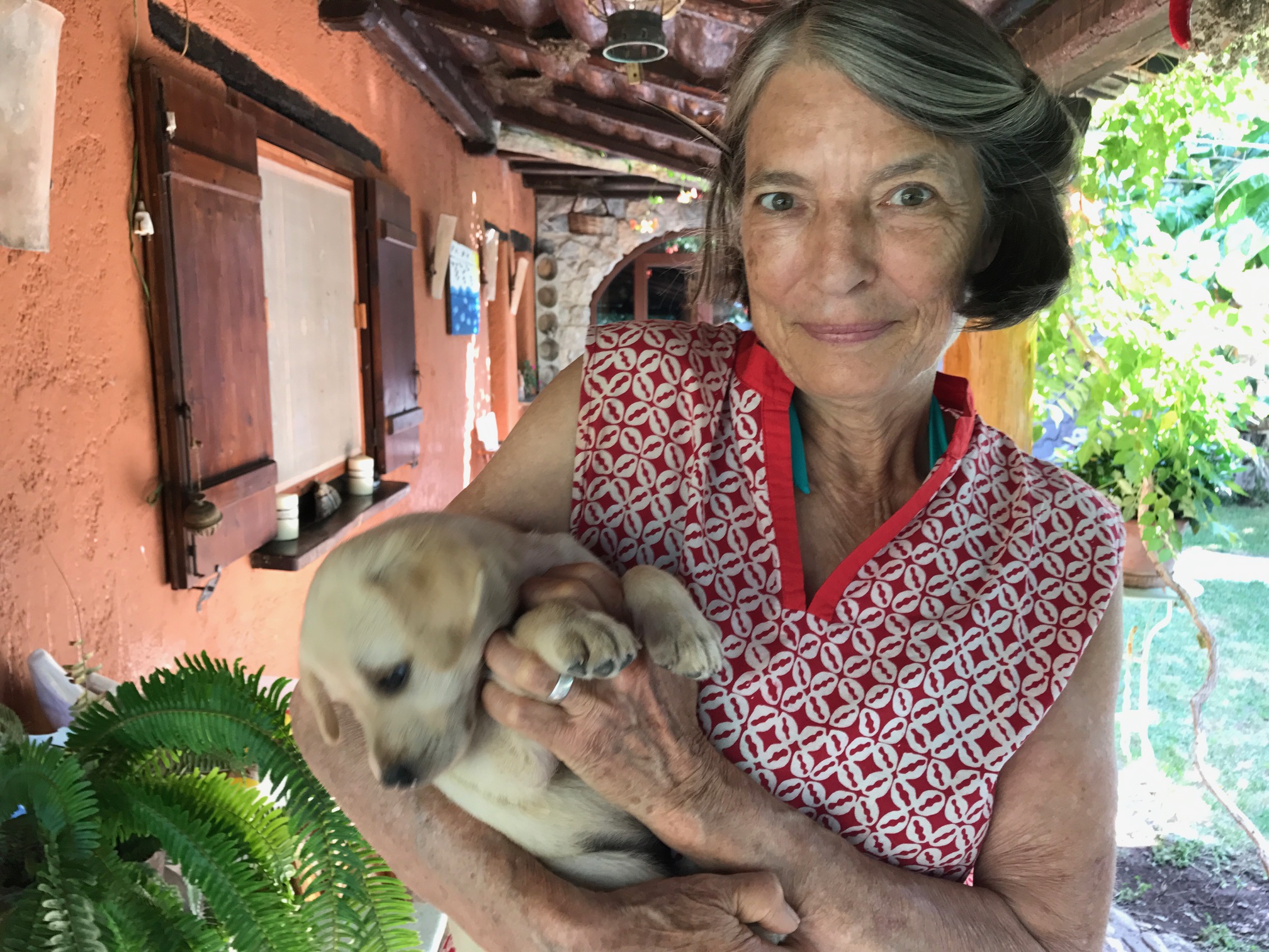 Dr Brigitte Dunais. One of our dedicated volunteers
