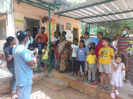 Educating communities, India. Credit: Aishwarya Ramasamy Humane Animal Society