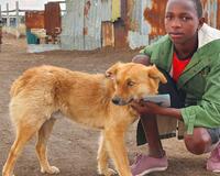 Boy and Dog, Kenya.