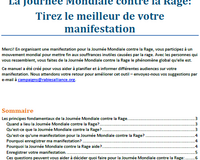 GARC JMR 2022 Page d'accueil de la boîte à outils des organisateurs d'événements