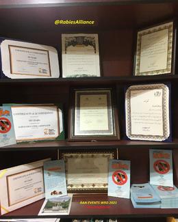 Animal Disease Study, and Surveillance Bureau Ojaghia's Certificates and acknowledges  