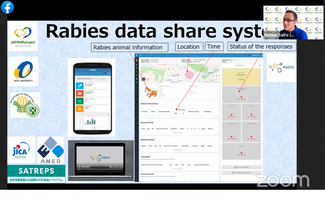 Presentation on Rabies Data Share System by Dr. Nobuo Saito of Oita University (JAPOHR)