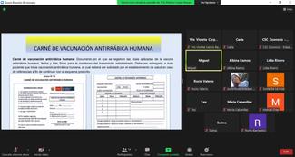 Capacitación Virtual del Personal de Salud del Centro de Control de Zoonosis.