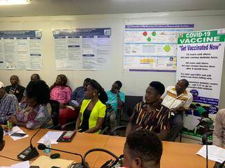 Cross section of Sierra Leonean journalists