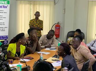 Cross section of journalists