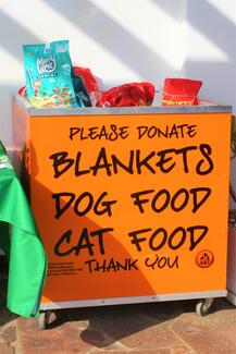 pet donations trolley