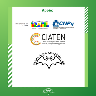 A imagem mostra as instituições de apoio ao evento