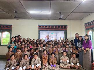 Talk on rabies in primary school (rabies endemic zone)