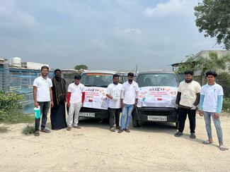 Rabies vaccination drive by Stray Animal Foundation of India