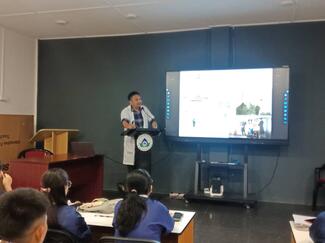 Talk on rabies in health science institute, Rabies endemic district 