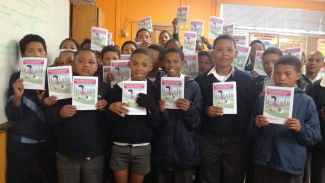 Primary school children in the Langeberg area of the Western Cape. Photo: Mercia Williams. 