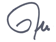 Professor Louis Nel, Executive Director of GARC, signature