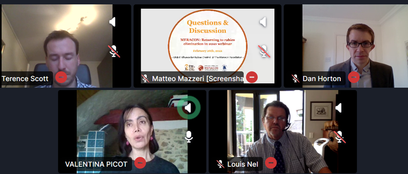 MERACON webinar: Returning to rabies elimination Q&A session 1. GARC