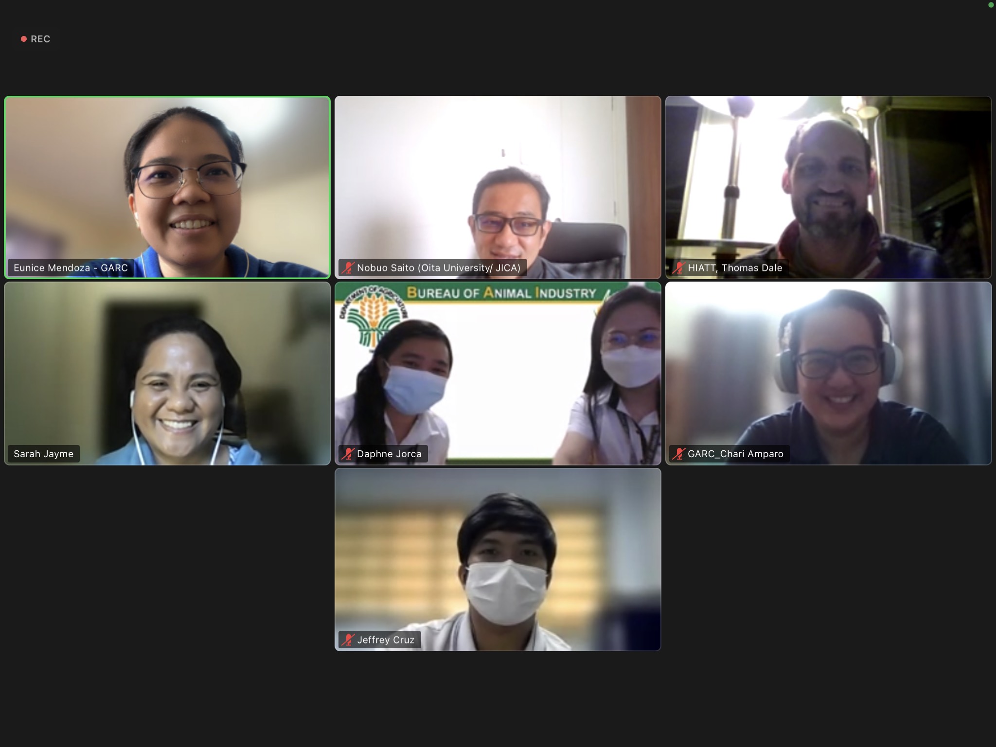 A screenshot taken of one of the many Focus Group Discussions with local stakeholders during the development of the Rapid Response Toolkit