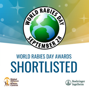 World Rabies Day shortlist badge